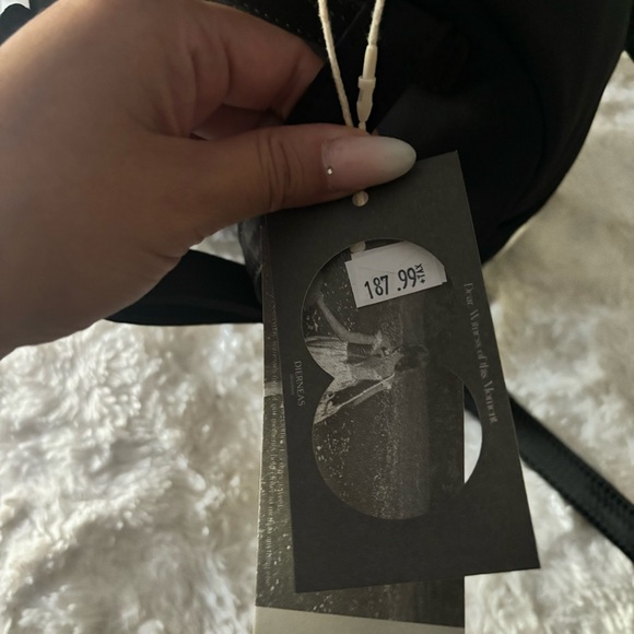 NWT Dierneas Black Nylon Mini BackPack - Picture 2 of 6